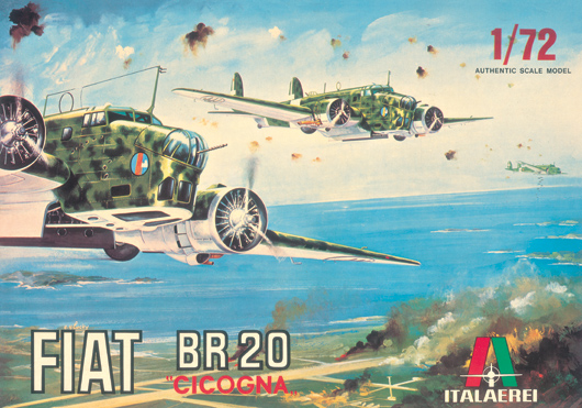 0103  авиация  BR.20 "CICOGNA" (1:72)