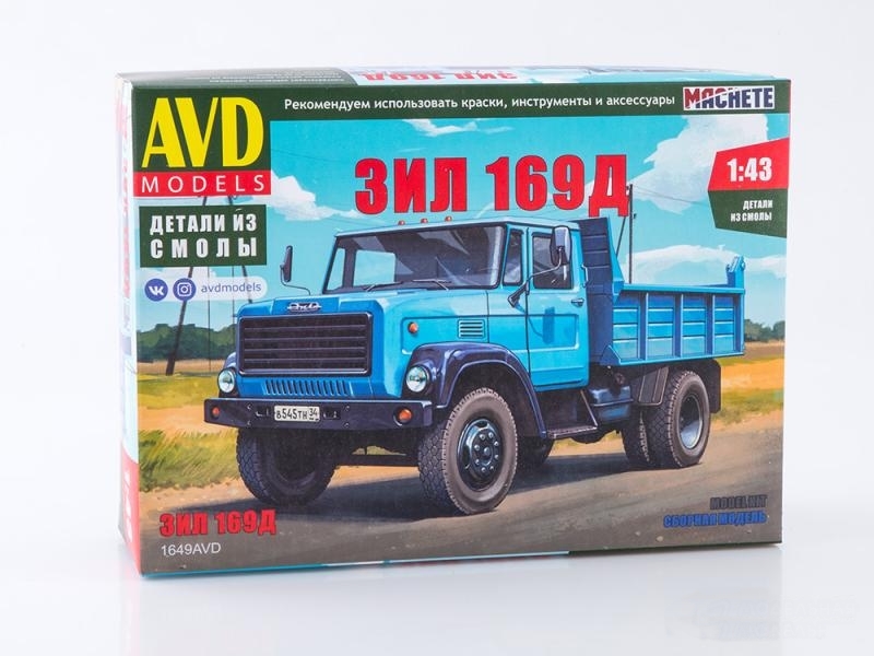 1649AVD  автомобили и мотоциклы  ЗиЛ-169Д  (1:43)