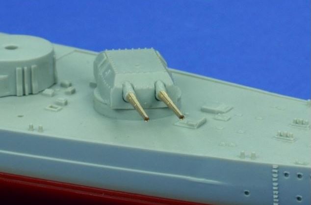 700L03  металлические стволы  Bismarck, Tirpitz; 8x 38cm L/52 SK C/34  (1:700)