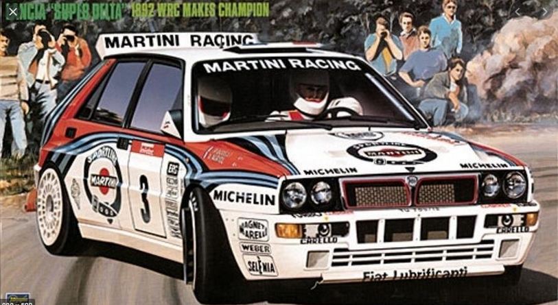 25015  автомобили и мотоциклы  Lancia "Super Delta" 1992 WRC Makes champion  (1:24)