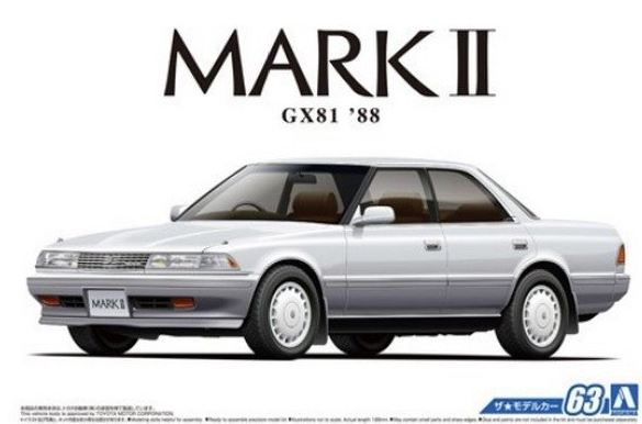 05484  автомобили и мотоциклы  Toyota Mark II 2.0 Grande Twincam 24 GX81 '88  (1:24)