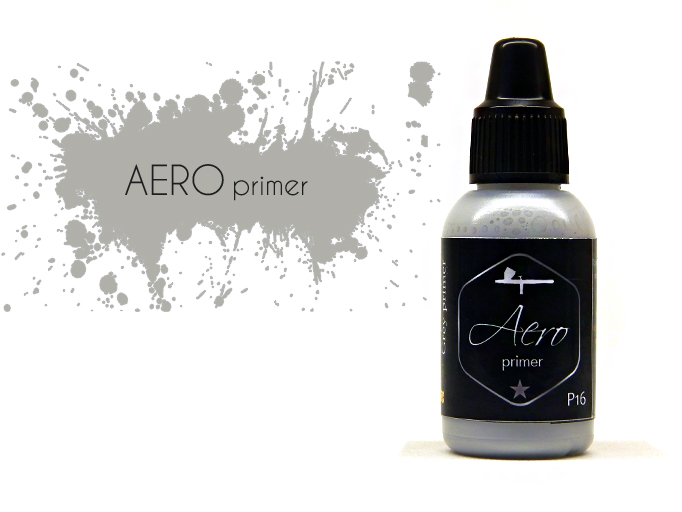 P16  грунтовка  Pacific88 Грунт AERO Серый (Grey primer) 18мл., арт.P16