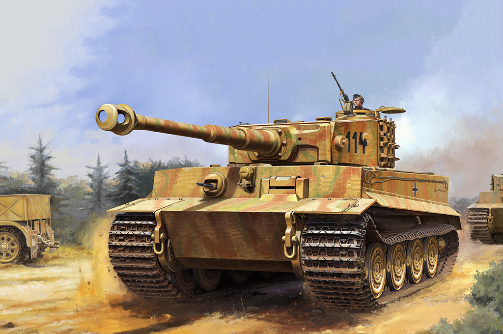 00945  техника и вооружение  Pz.Kpfw.VI Ausf.E Sd.Kfz.181 Tiger I (Late Production)  (1:16)