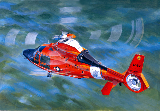 05107  авиация  US Coast Guard HH-65C Dolphin  (1:35)