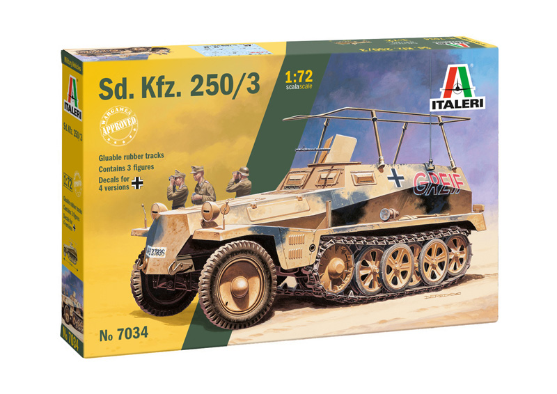 7034  техника и вооружение  Sd. Kfz. 250/3  (1:72)