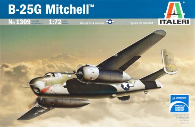 1309  авиация  B-25G Mitchell  (1:72)