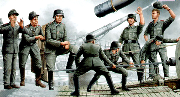 00406  фигуры  German Leopold Gun Crews  (1:35)