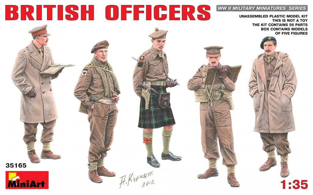 35165  фигуры  BRITISH OFFICERS  (1:35)
