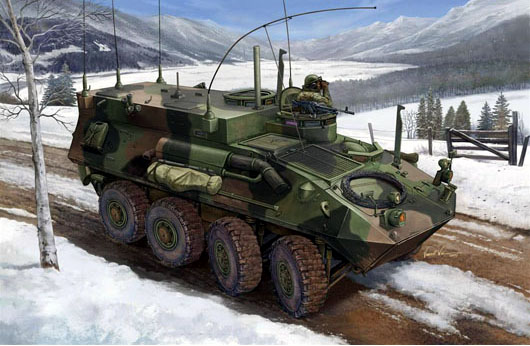 00371  техника и вооружение  БТР LAV-С2 (1:35)