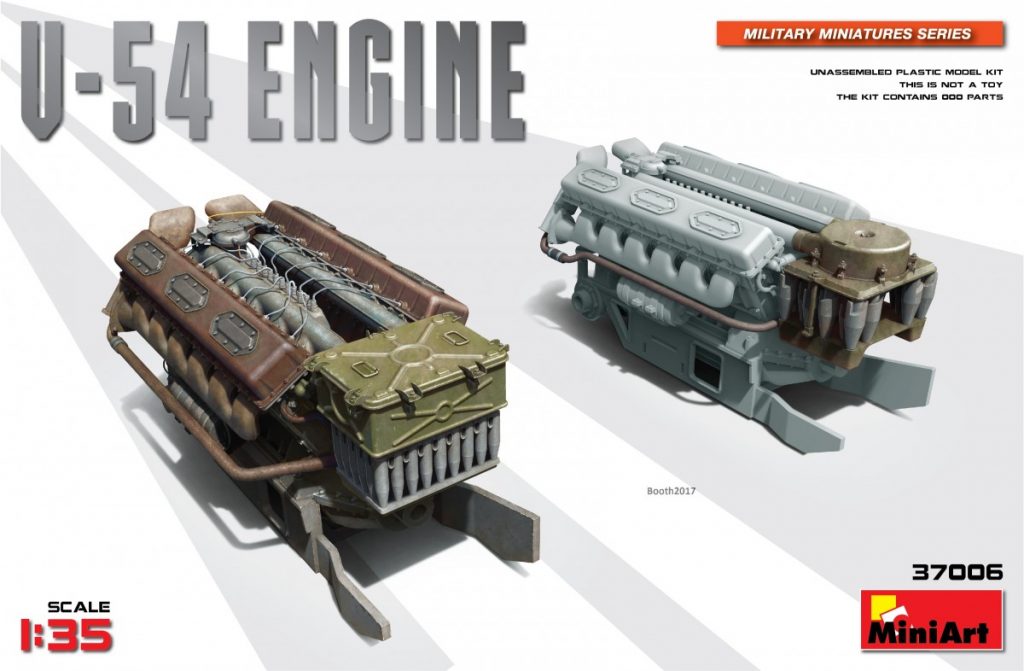 37006  дополнения из пластика  V-54 ENGINE  (1:35)