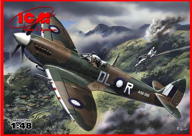 48067  авиация  Spitfire Mk.VIII (1:48)