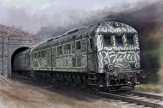 00225  техника и вооружение  Wehrmachtslokomotive V188  (1:35)
