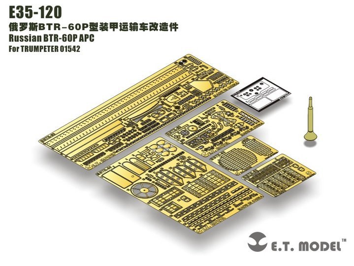 E35-120  фототравление  Russian BTR-60P APC for Trump 01542  (1:35)