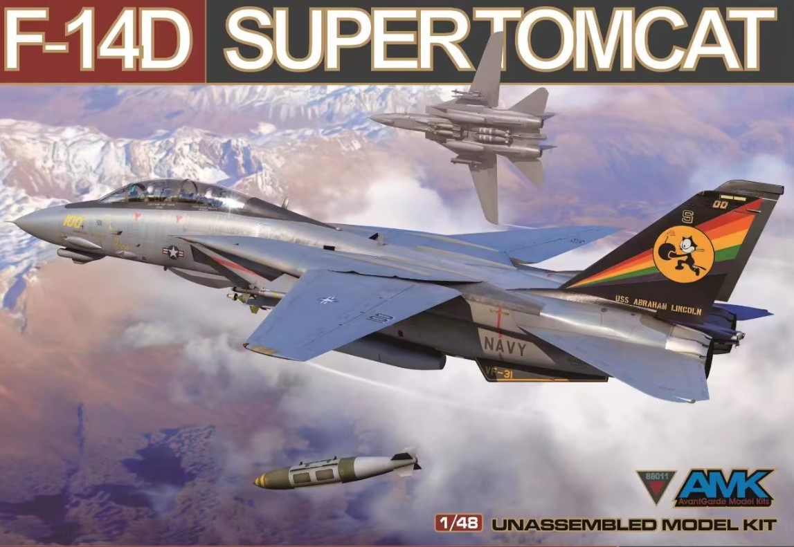 88011  авиация  F-14D Super Tomcat  (1:48)