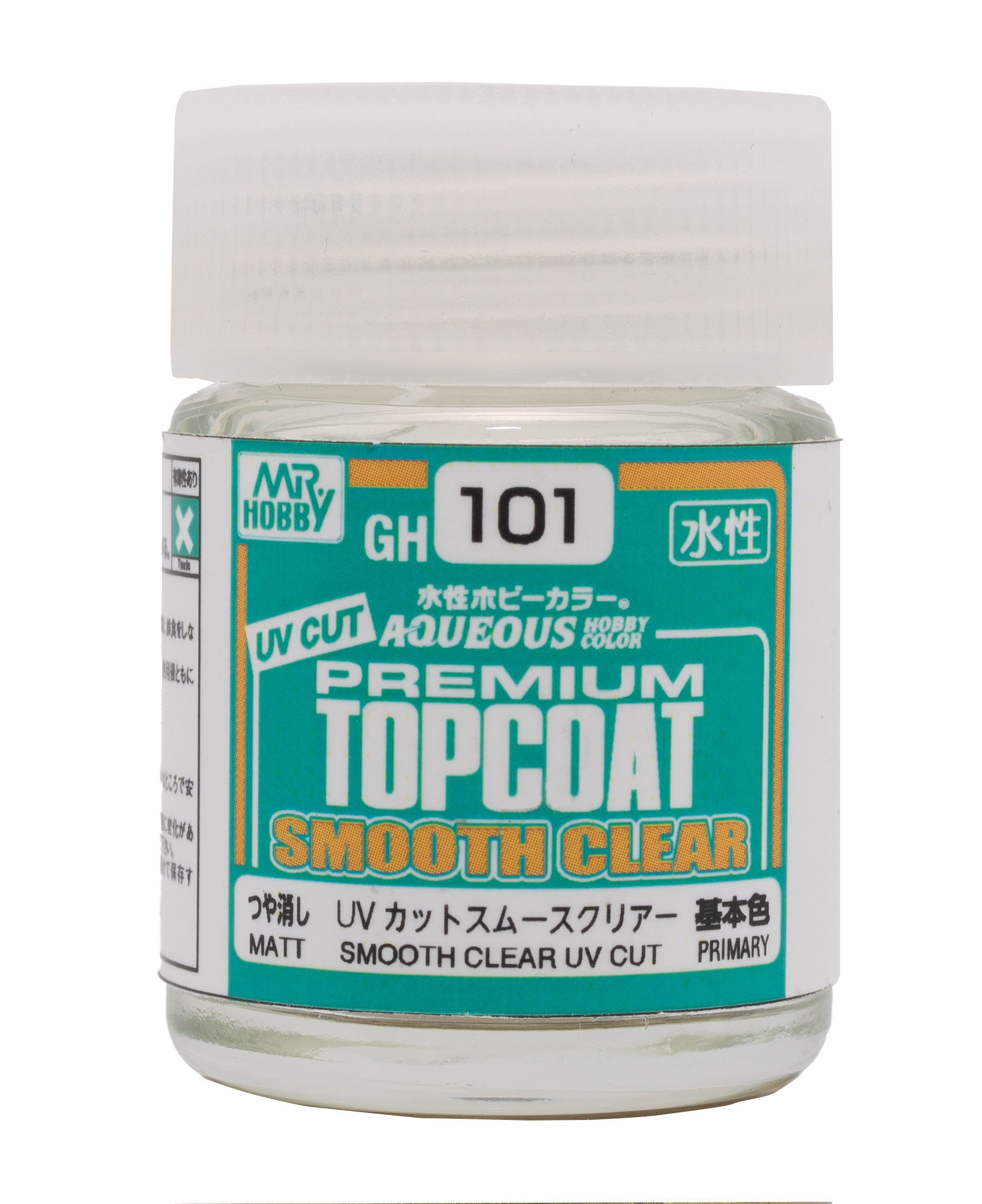 GH101  краска  18мл. PREMIUM TOP COAT SMOOTH CLEAR UV CUT (MATT)