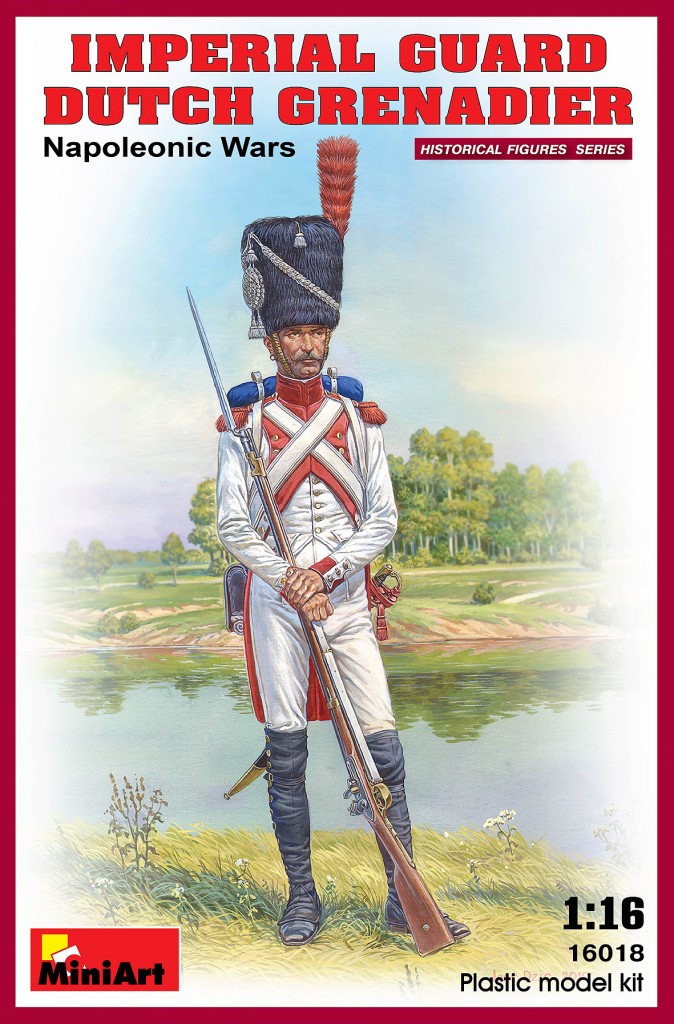 16018  фигуры  IMPERIAL GUARD DUTCH GRENADIER NAPOLEONIC WARS  (1:16)