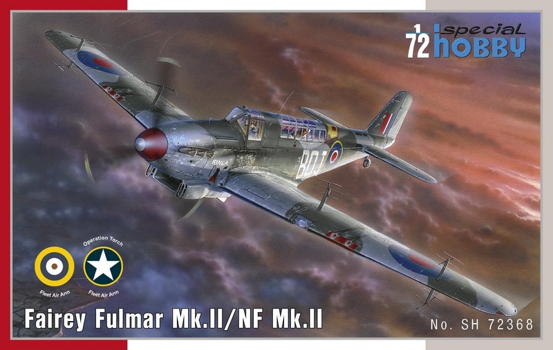 SH72368  авиация  Fairey Fulmar Mk.II/NF Mk.II  (1:72)