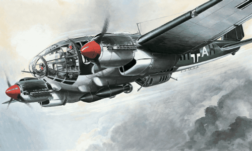 0121  авиация  HEINKEL He-111H-6 (1:72)