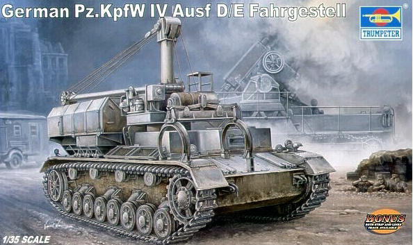 00362  техника и вооружение  САУ  German Pz.Kpfw. IV Ausf. D/E Fahrgestell  (1:35)