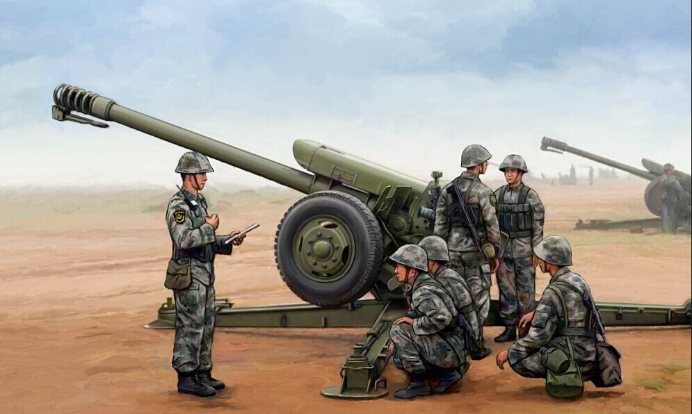 02330  техника и вооружение  PLA PL96 122 mm Howitzer  (1:35)