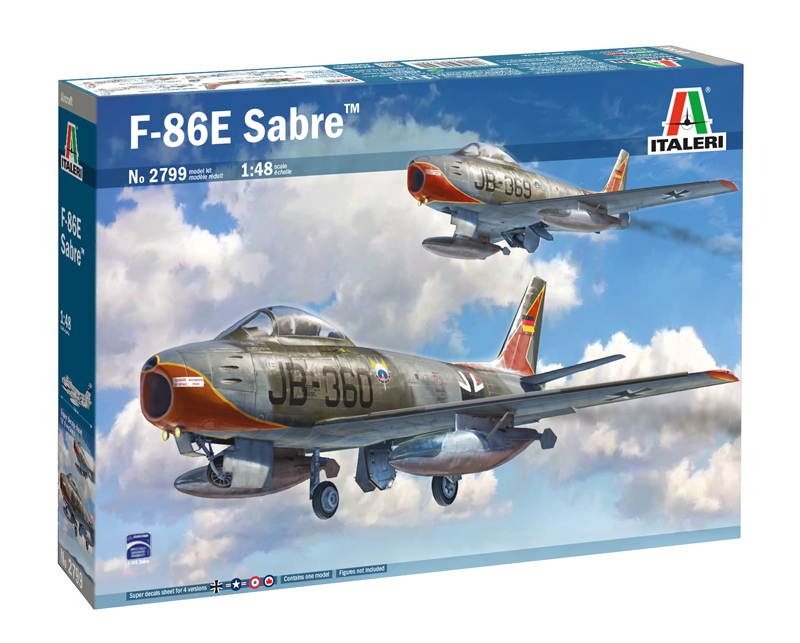 2799  авиация  F-86E Sabre  (1:48)