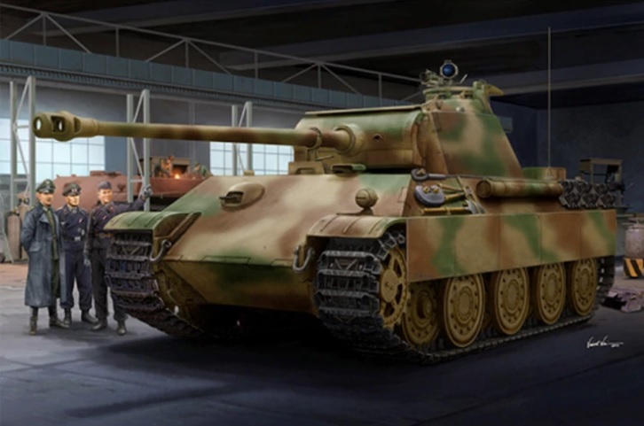 00929  техника и вооружение  German Sd.Kfz.171 Panther Ausf.G - Late Version  (1:16)