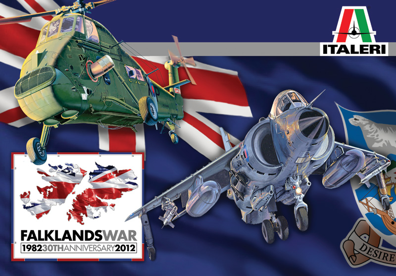 1329  авиация  WESSEX UH.5 & SEA HARRIER FRS.1 Falkland (1:72)