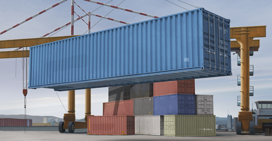 01030  наборы для диорам  40ft Container  (1:35)