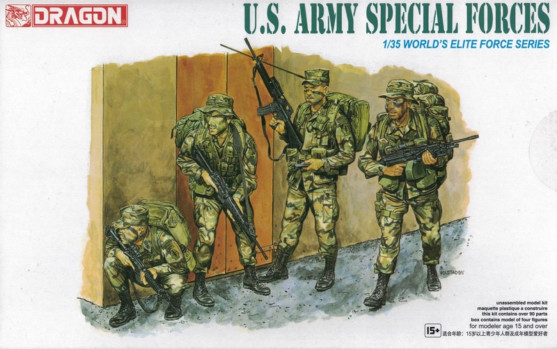 3024  фигуры  U.S. Army Special Forces  (1:35)
