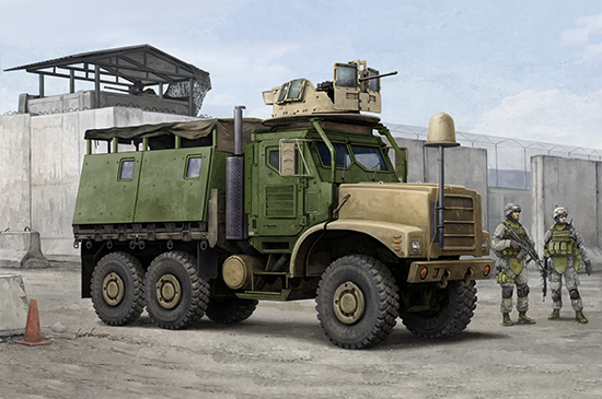 01080  техника и вооружение  MK.23 MTVR with Armor Protection Kit  (1:35)