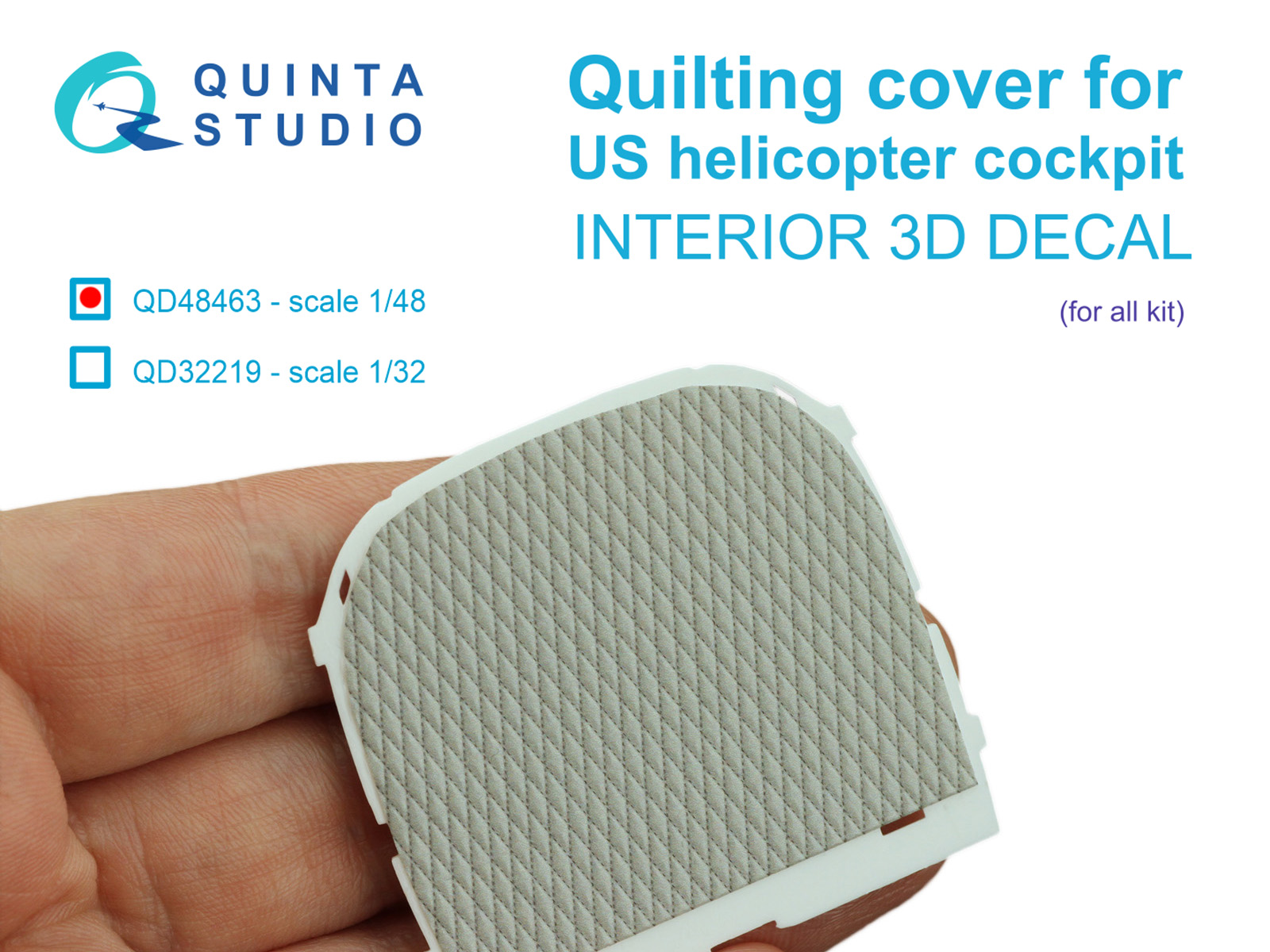 QD48463  декали  Стеганая обивка для кабин вертолетов США (для всех моделей)  (1:48)