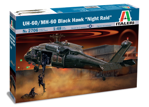 2706  авиация  UH-60/MH-60  BLACK HAWK "NIGHT RAID" (1:48)