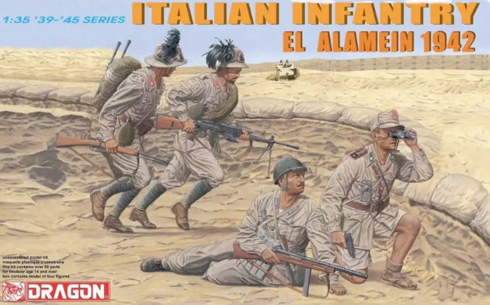 6391  фигуры Italian Infantry (El Alamein 1942) (1:35)