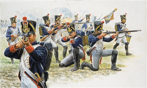 6002  фигуры  'FRENCH LINE INFANTRY (NAP.WARS) (1:72)