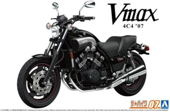 06230  автомобили и мотоциклы  Yamaha 4C4 Vmax '07  (1:12)