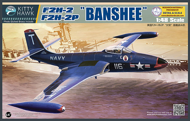 KH80131  авиация  F2H-2/-2P Banshee  (1:48)