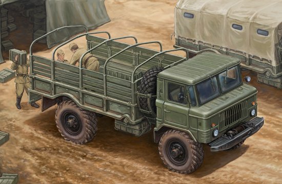 01016  техника и вооружение  G@Z-66 Russian Light Truck  (1:35)