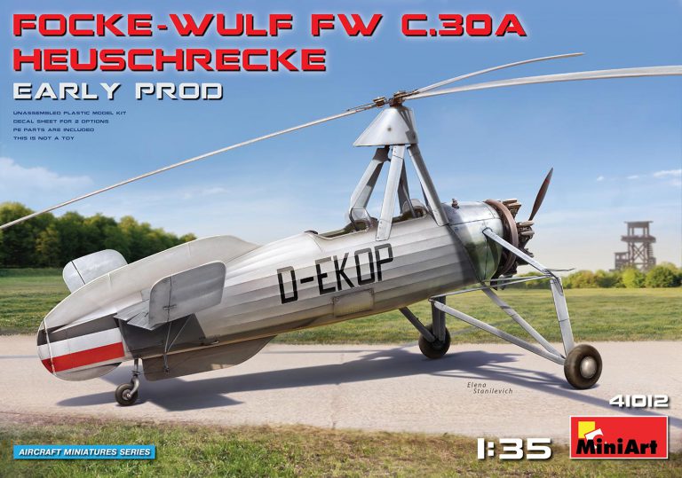 41012  авиация  FOCKE-WULF FW C.30A HEUSCHRECKE. EARLY PROD  (1:35)