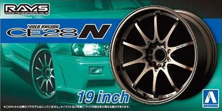 05391  дополнения из пластика  Volk Racing CE28N 19inch  (1:24)