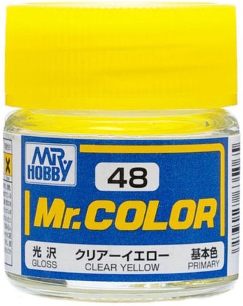 C 48  краска 10мл  CLEAR YELLOW
