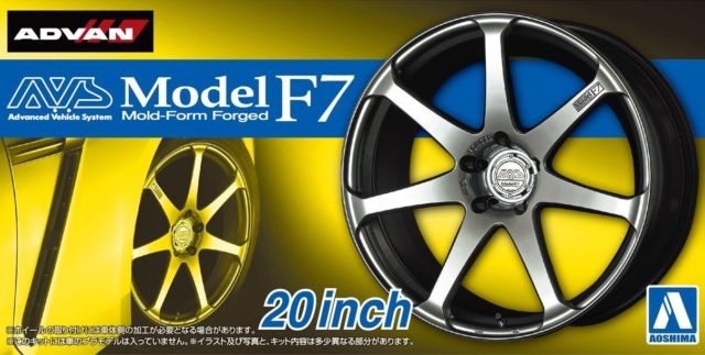 05516  дополнения из пластика  AVS Model F7 20inch  (1:24)