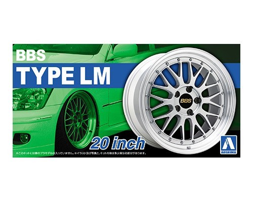 05275  дополнения из пластика  BBS Type LM 20inch  (1:24)