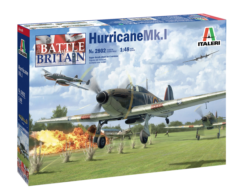 2802  авиация  Hurricane Mk.I  (1:48)