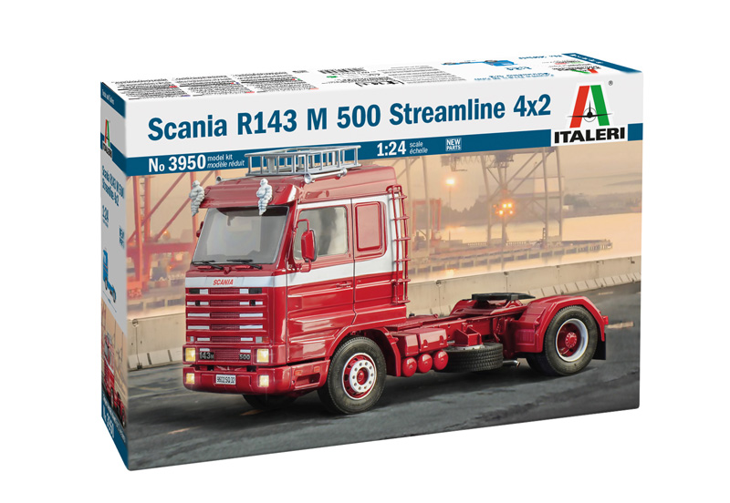 3950  автомобили и мотоциклы  Scania R143 M 500 Streamline 4x2  (1:24)