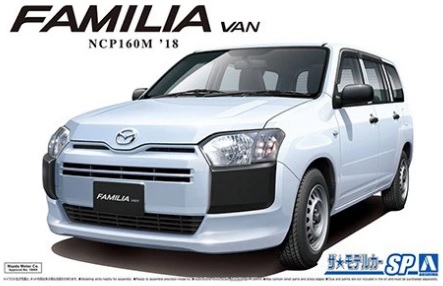 05786  автомобили и мотоциклы  Familia Van NCP160M '18  (1:24)