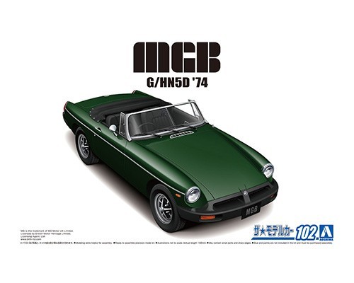 05686  автомобили и мотоциклы  BLMC G/HN5D MG-B MK-3 `74  (1:24)