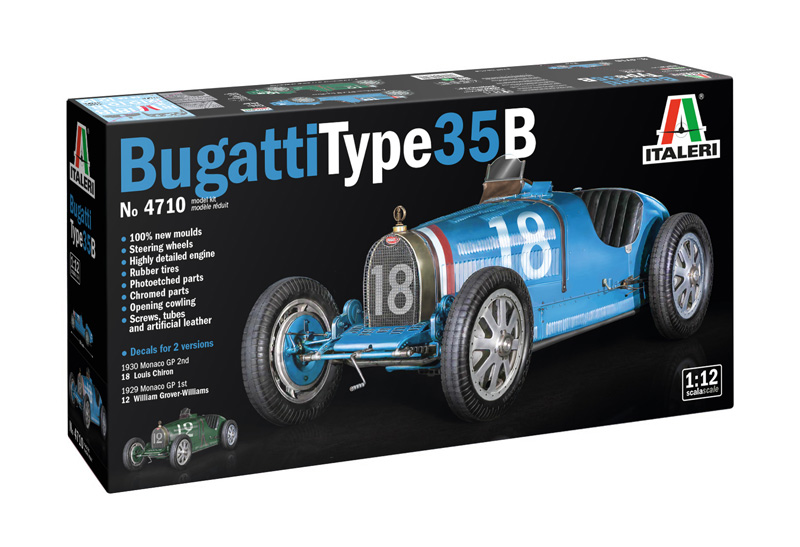 4710  автомобили и мотоциклы  Bugatti Type 35B  (1:12)