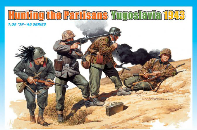 6491  фигура  Hunting the Partisans, Yugoslavia 1943  (1:35)