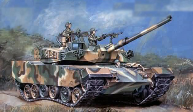 00343  техника и вооружение  Korea Type 88 K1 Tank (1:35)