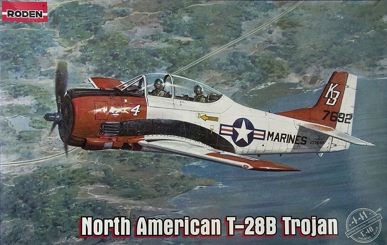 Ro441  авиация  North American T-28B Trojan  (1:48)